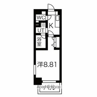 シテイライフ泉【8階】の間取り