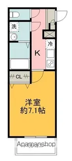 ジーメゾン狭山【1階】の間取り