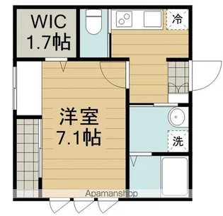 メゾンエスポア【2階】の間取り