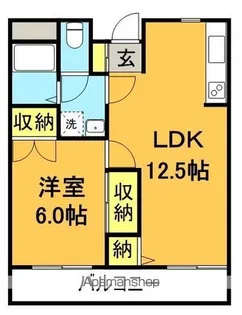 やまのいビル【10階】の間取り