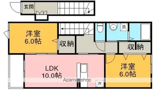 ジェルメ グラースⅢ【2階】の間取り
