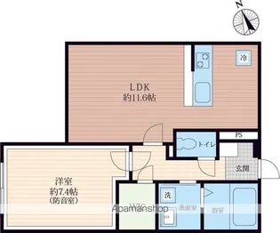 VORT瀬田レジデンス(防音マンション)【1階】の間取り