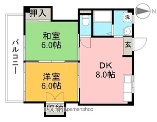 マノワール杉井流【2階】の間取り