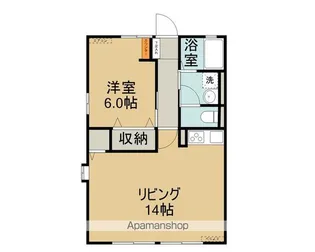 シティハイム今井【1階】の間取り