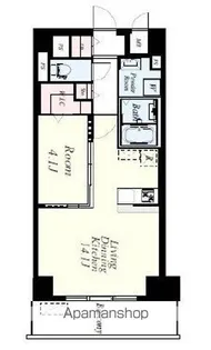 博多グランドレジデンス【4階】の間取り