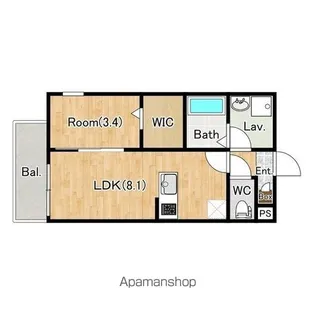 (仮称)ジーメゾン千葉出洲港ラビアン【1階】の間取り