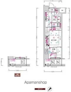 CREST TAPP新横浜Ⅱ【2階】の間取り
