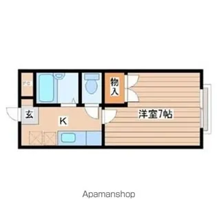 フォンテーヌ【1階】の間取り