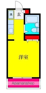 キャッスルエイト真土【1階】の間取り