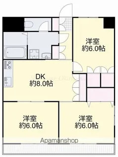 ブライトン円山【403号室】の間取り