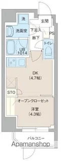 レオーネ池袋SOUTH【1階】の間取り