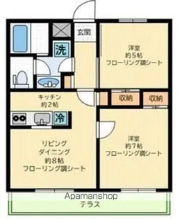 リバーサイド永福【2102号室】の間取り