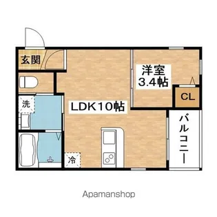 ボヌール千里丘【2階】の間取り