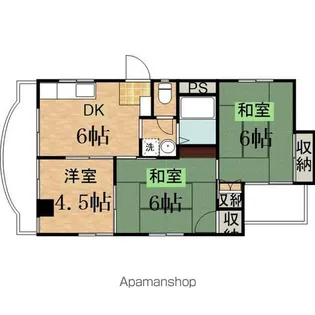 グレースフル【3階】の間取り