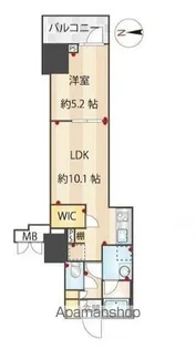 ZOOM信濃町【5階】の間取り