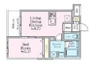 アイルグランデ赤羽【2階】の間取り