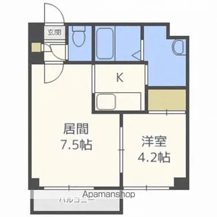 Ambiente131(アンビエンテ131)【9階】の間取り
