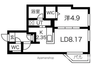 コローレ南郷【2階】の間取り