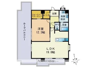 ラ フォルトゥーナ姪浜2番館【11階】の間取り