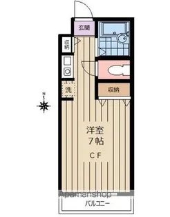 レジデンス松原【402号室】の間取り