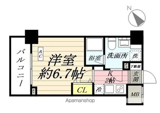 神奈川県横浜市神奈川区七島町【マンション】の間取り