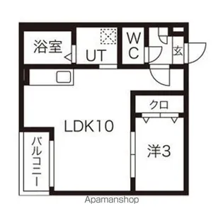 Jack yamanoteⅠ【1階】の間取り