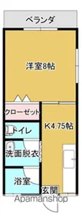 ベル住吉【2階】の間取り