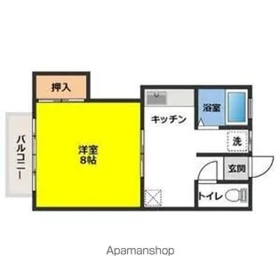 リバーコート水道橋【2階】の間取り