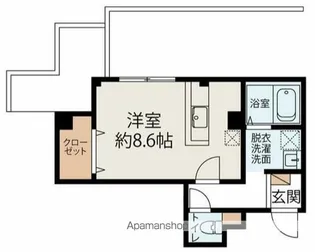 ウィステリア新田町【5階】の間取り