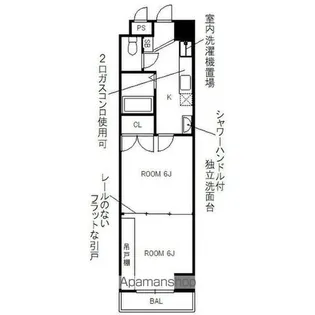 シャトーオオタ【5階】の間取り