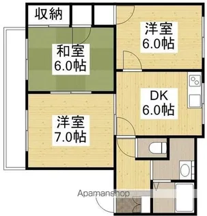 リバティSETO3【1階】の間取り