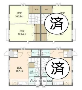 スポットワンビル【B号室】の間取り