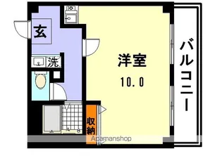 アンシャンテ武庫之荘【503号室】の間取り