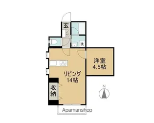 大蔵浅田ビル【1階】の間取り