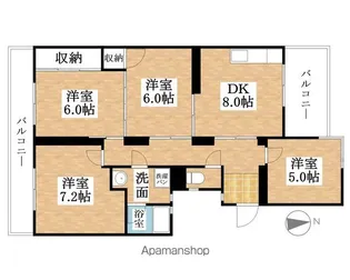 ロイヤルハイツ【301号室】の間取り