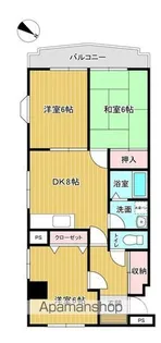 第二キャビンKATO【4階】の間取り