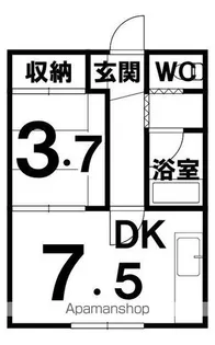マインハイツ913【101号室】の間取り