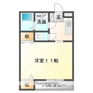 マリベールパセオ【202号室】の間取り