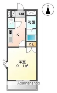 グランディール【207号室】の間取り