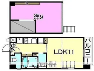 RENO 13 APARTMENT【502号室】の間取り