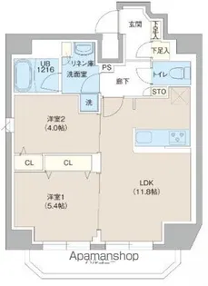 レオーネ池袋SOUTH【8階】の間取り