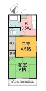 栄コーポ【2階】の間取り