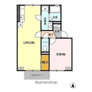 ロイヤルあけぼの AB【1階】の間取り