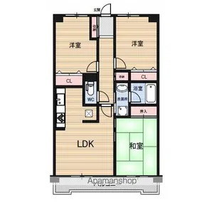 ファインビュー千葉【306号室】の間取り