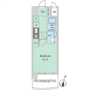 セレニテ梅田北グランデ【12階】の間取り