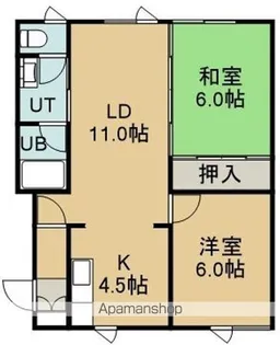 藤マンション【2階】の間取り