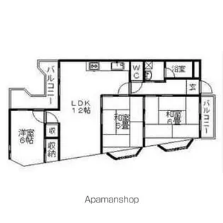 ナカハイツ【3階】の間取り