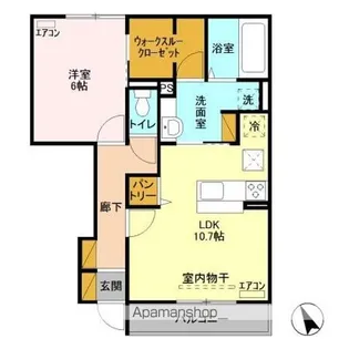 リオフォート【1階】の間取り