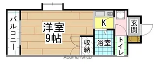 オリエンタル東新町【101号室】の間取り
