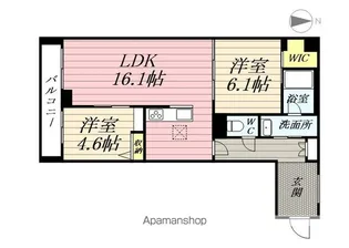 クリスフォート【1階】の間取り